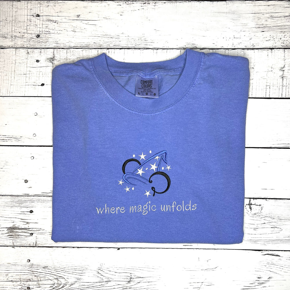 
                      
                        Where Magic Unfolds Tee
                      
                    