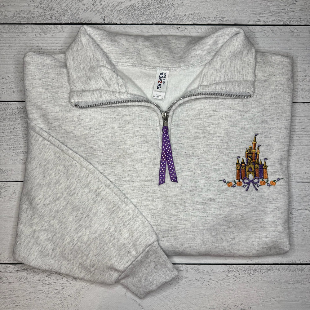 Autumn Castle Quarter Zip Sweatshirt