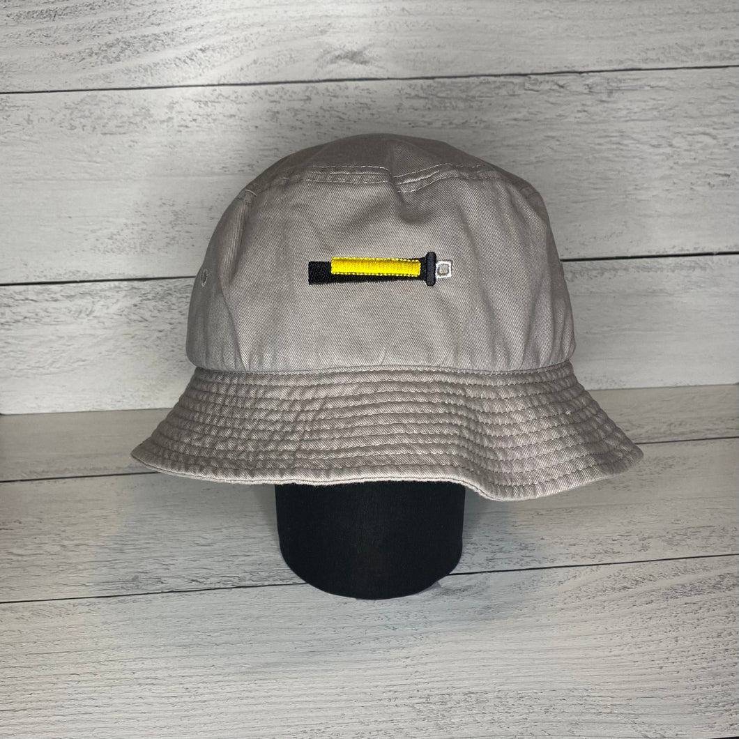 Yellow Strap Bucket Hat