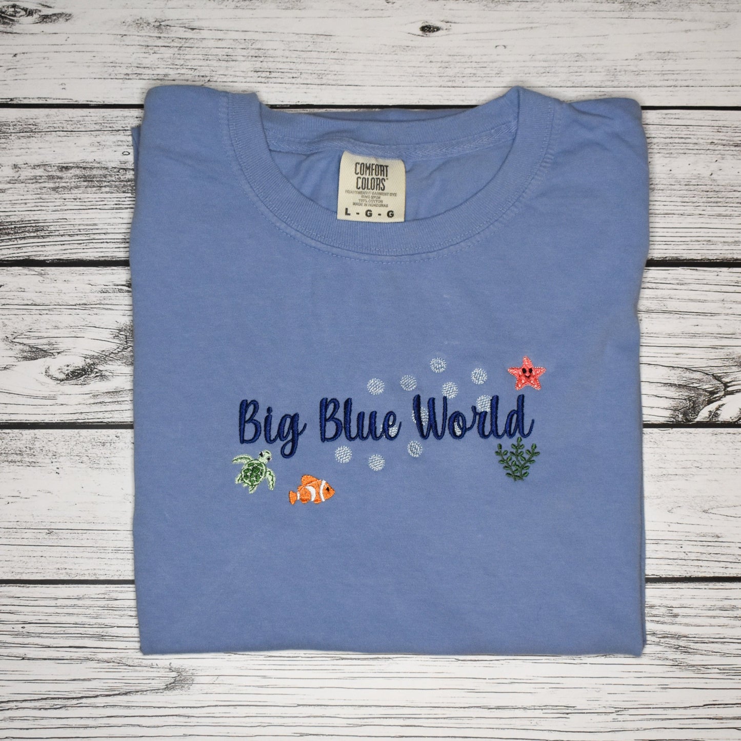 Big Blue World Tee